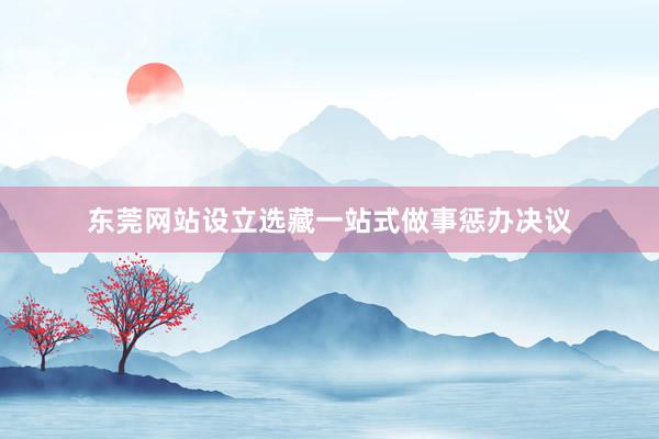 东莞网站设立选藏一站式做事惩办决议